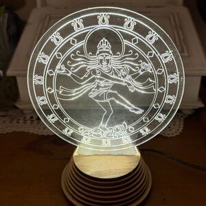 3D Illusion Lord Shiva Natraj LED Night